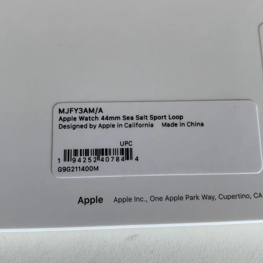 Apple Watch 44 mm Sea Salt Sport Loop